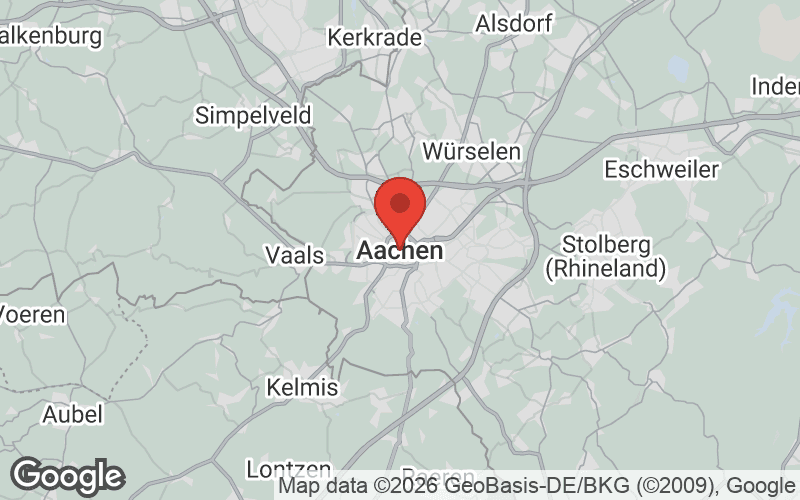 Karte von Aachen