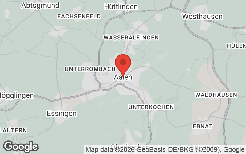 Karte von Aalen