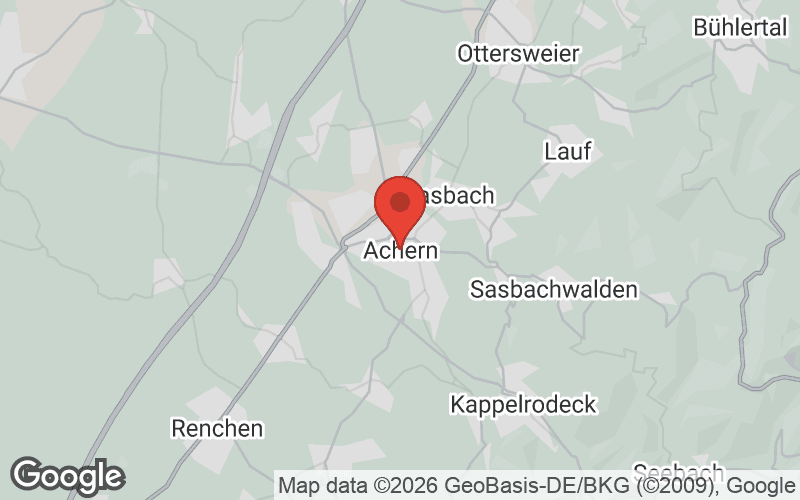 Karte von Achern