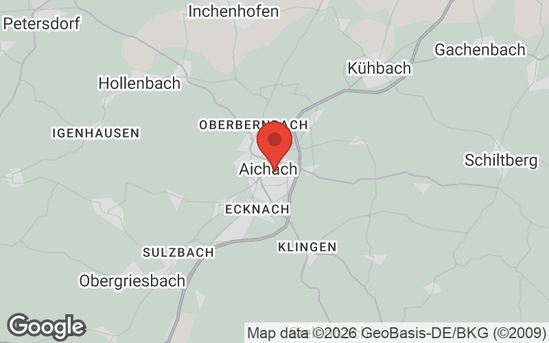 Karte von Aichach