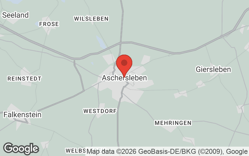 Karte von Aschersleben