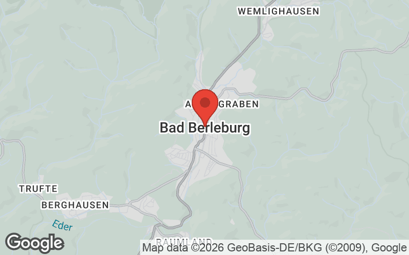 Karte von Bad Berleburg