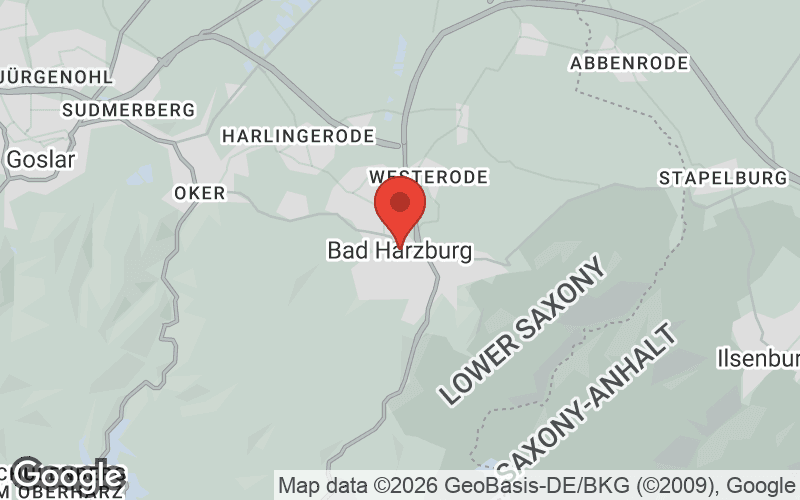 Karte von Bad Harzburg