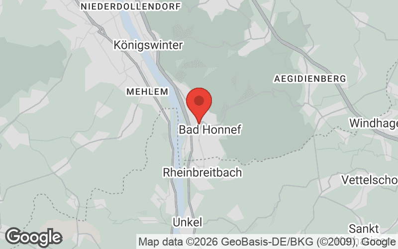 Karte von Bad Honnef