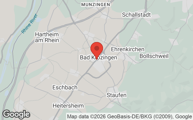 Karte von Bad Krozingen