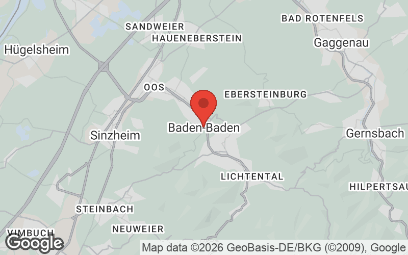 Karte von Baden-Baden