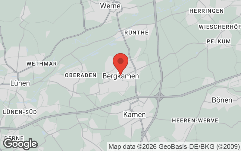 Karte von Bergkamen