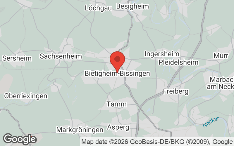 Karte von Bietigheim-Bissingen