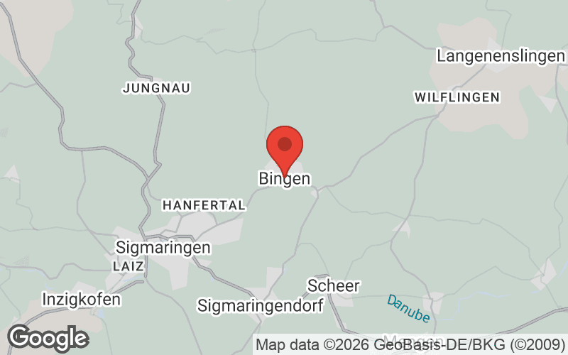 Karte von Bingen am Rhein