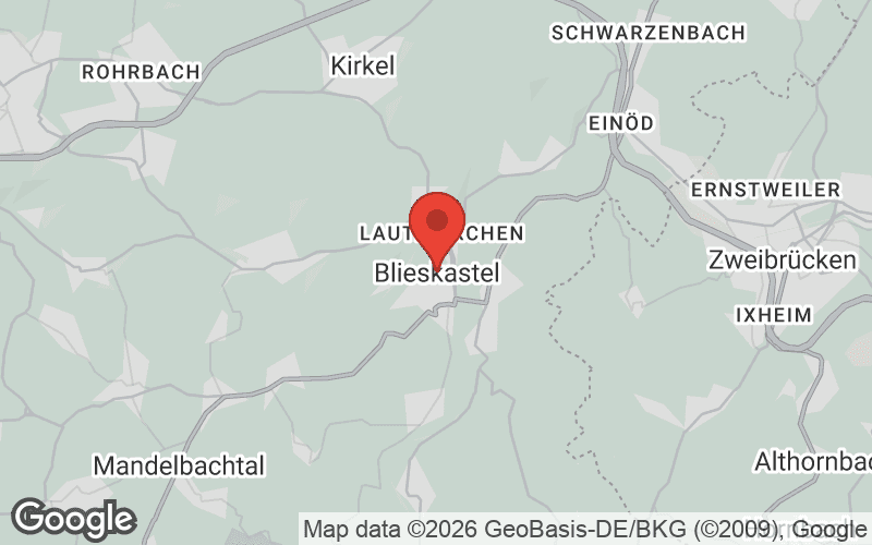 Karte von Blieskastel