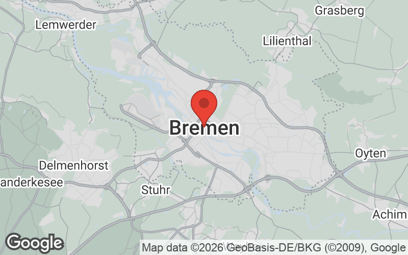 Karte von Bremen
