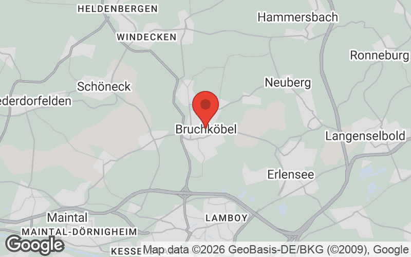 Karte von Bruchköbel