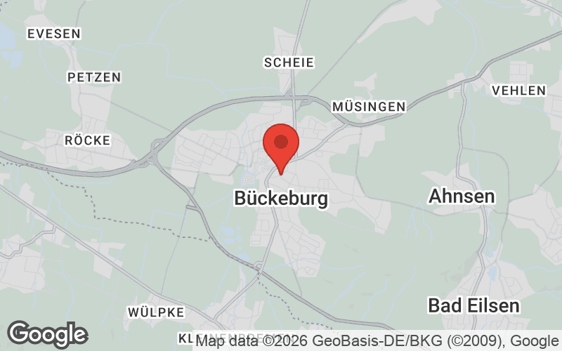 Karte von Bückeburg
