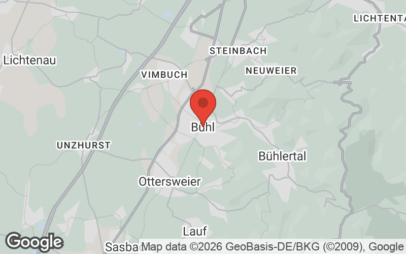 Karte von Bühl