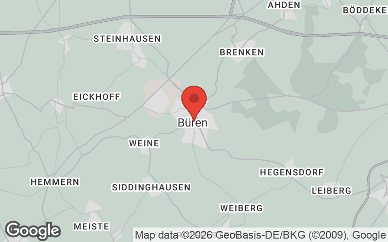Karte von Büren