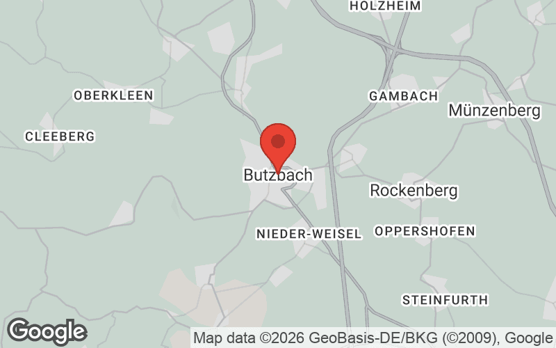 Karte von Butzbach