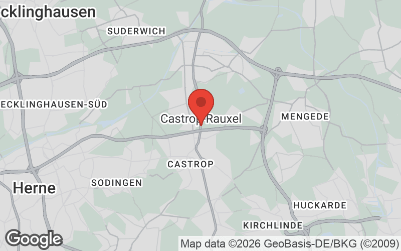 Karte von Castrop-Rauxel