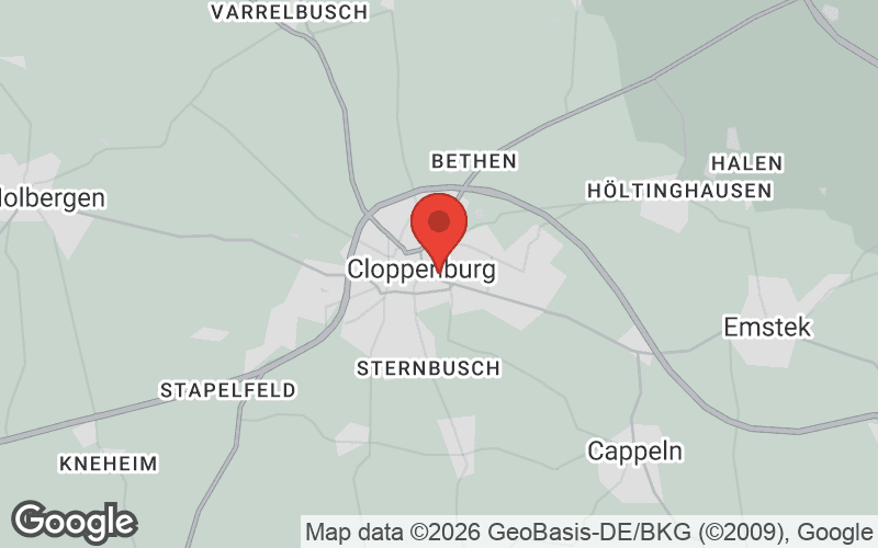 Karte von Cloppenburg