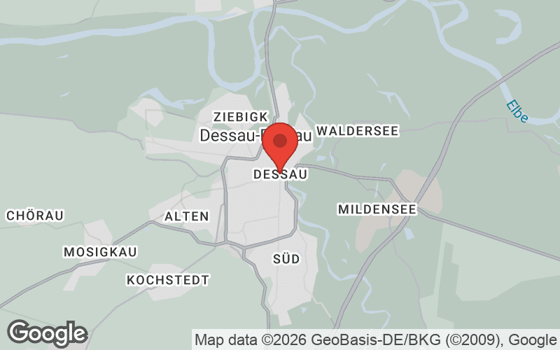 Karte von Dessau-Roßlau