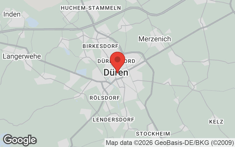 Karte von Düren