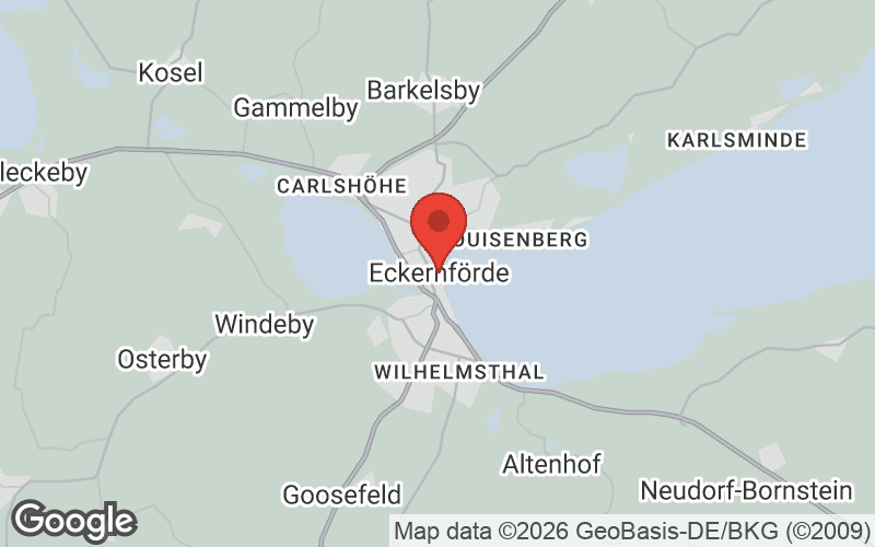 Karte von Eckernförde