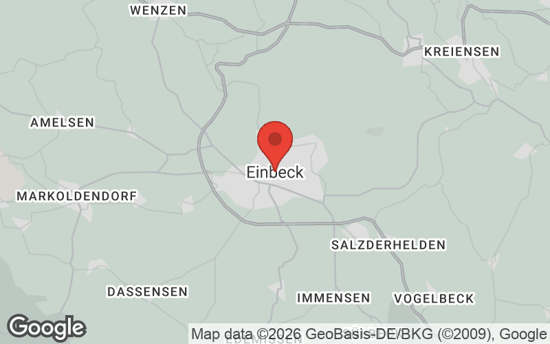 Karte von Einbeck