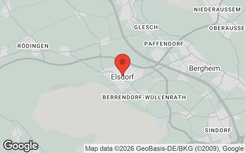 Karte von Elsdorf