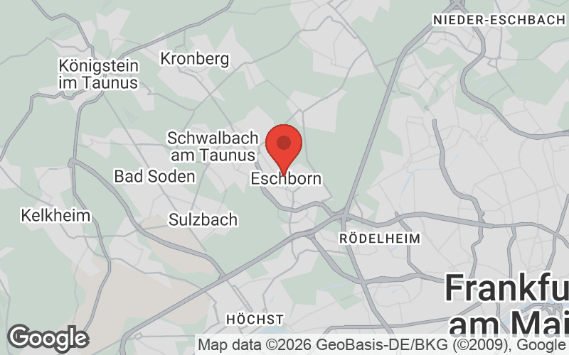 Karte von Eschborn