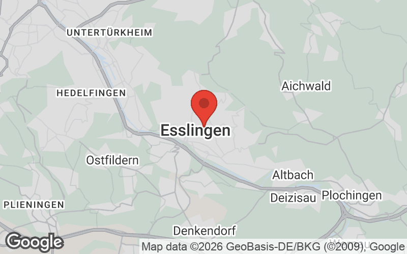 Karte von Esslingen am Neckar