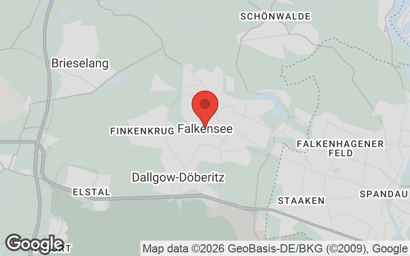 Karte von Falkensee
