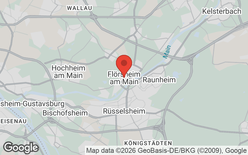 Karte von Flörsheim am Main