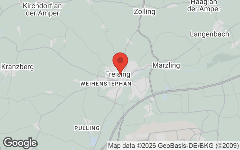 Karte von Freising