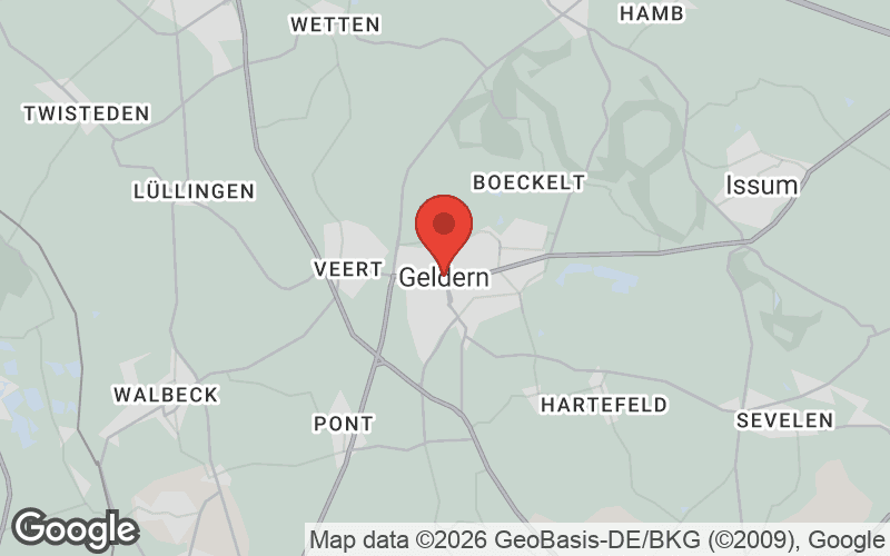 Karte von Geldern