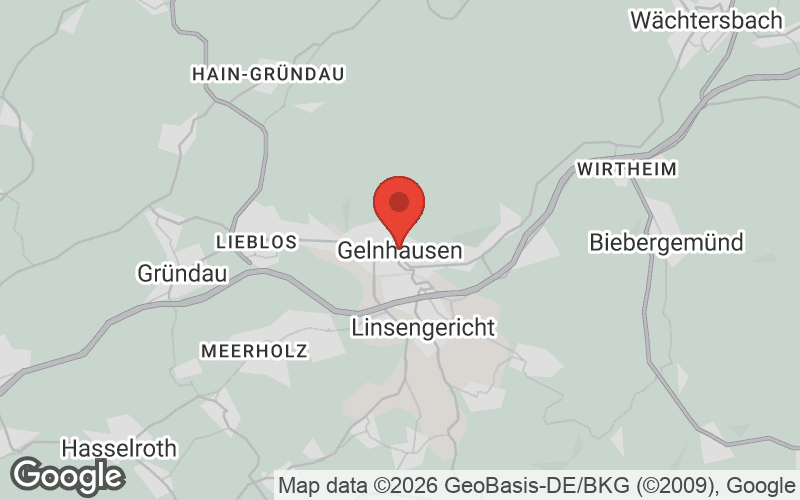 Karte von Gelnhausen