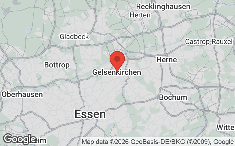 Karte von Gelsenkirchen