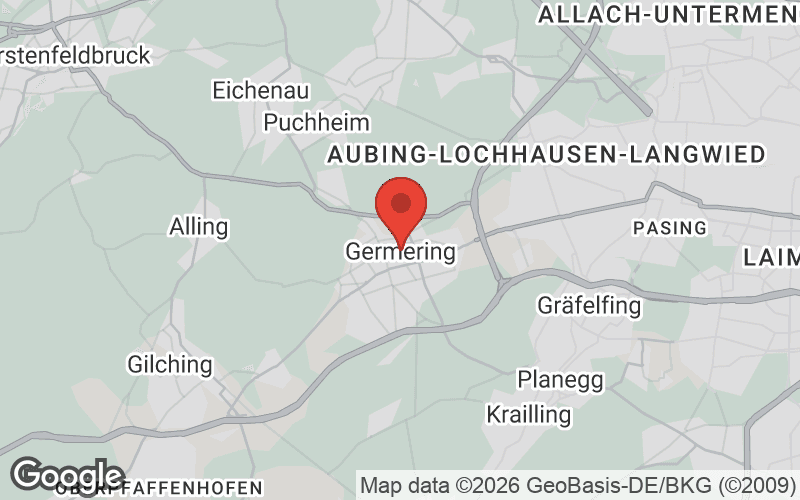 Karte von Germering