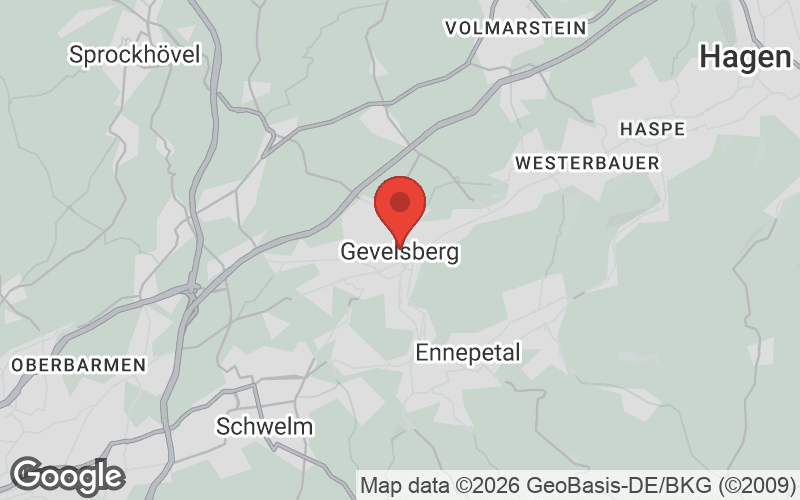Karte von Gevelsberg