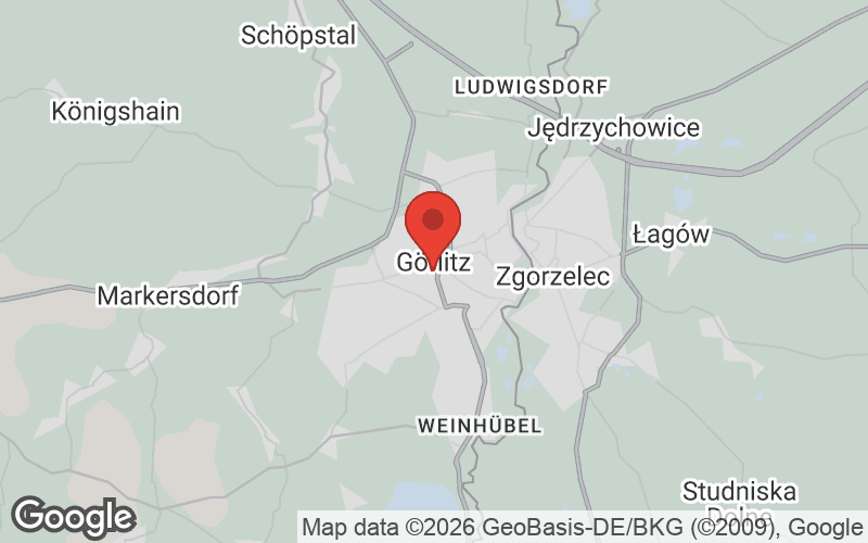 Karte von Görlitz