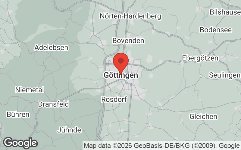 Karte von Göttingen