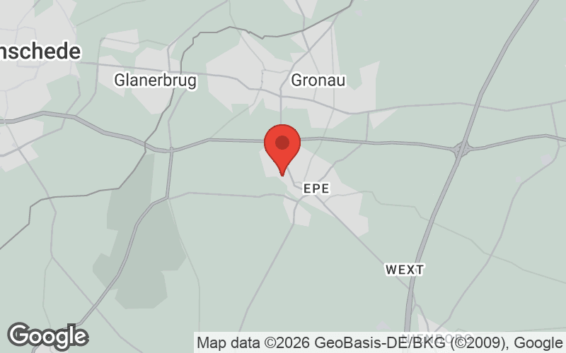 Karte von Gronau (Westfalen)