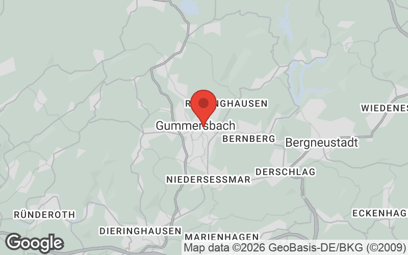 Karte von Gummersbach