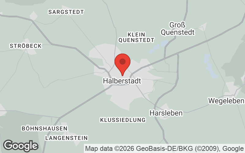 Karte von Halberstadt