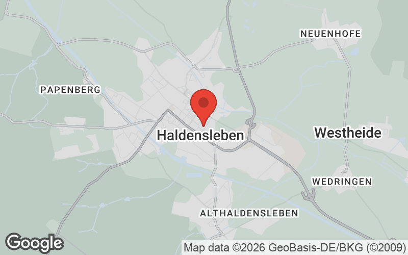 Karte von Haldensleben
