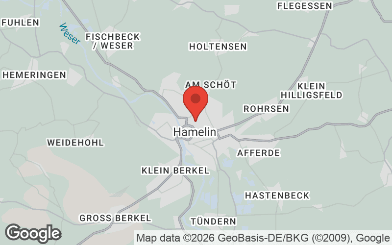 Karte von Hameln