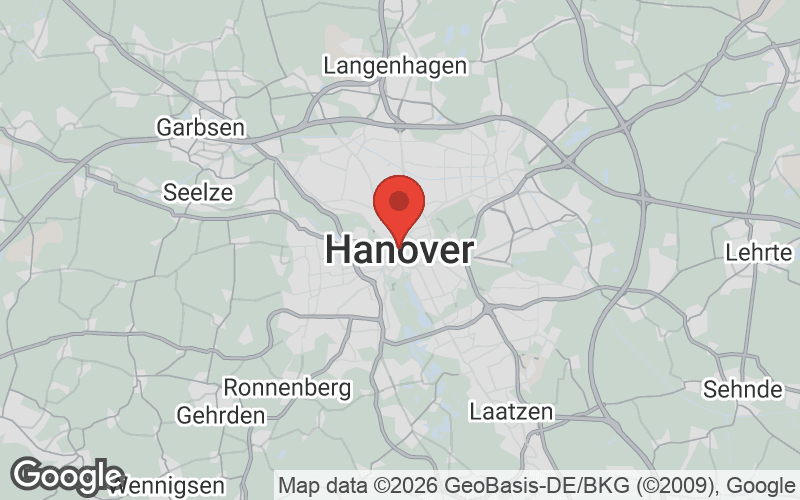 Karte von Hannover