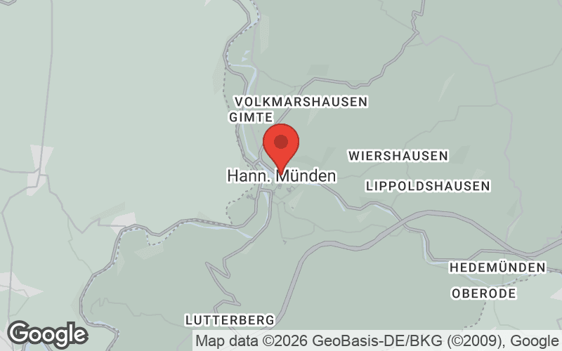 Karte von Hannoversch Münden