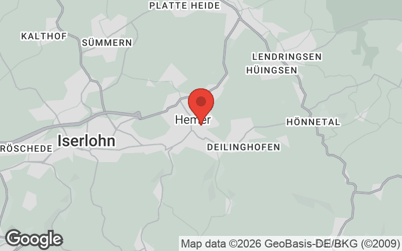 Karte von Hemer