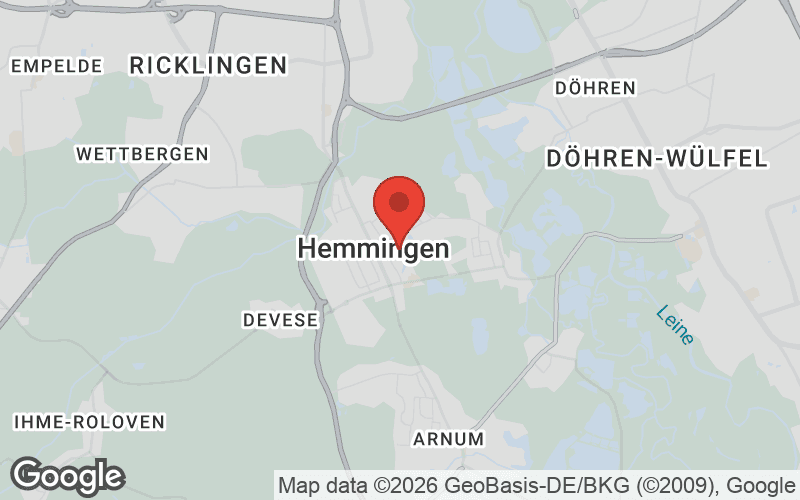 Karte von Hemmingen