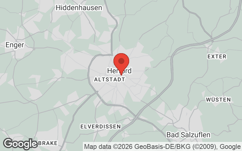 Karte von Herford