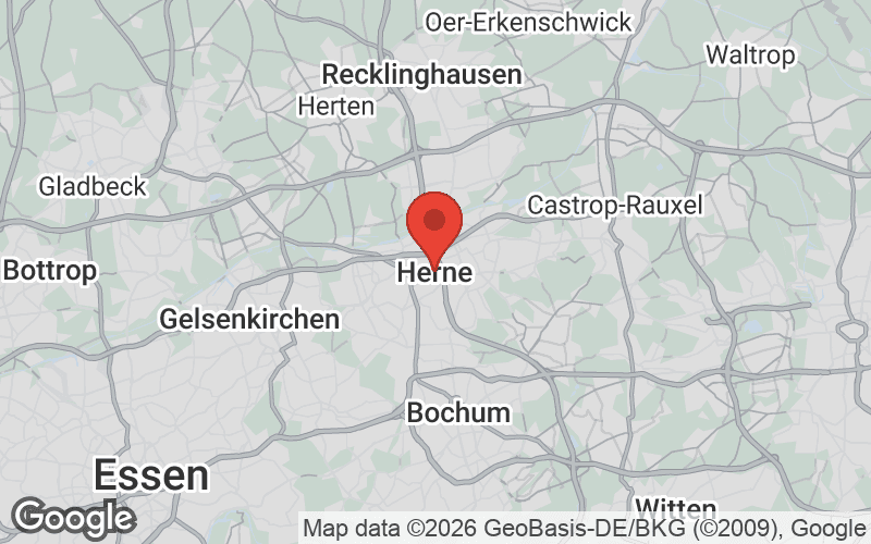 Karte von Herne